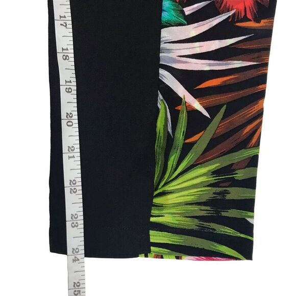 Anthropologie Line & Dot Tropical Print Silk Pants N0443 - Picture 7 of 9
